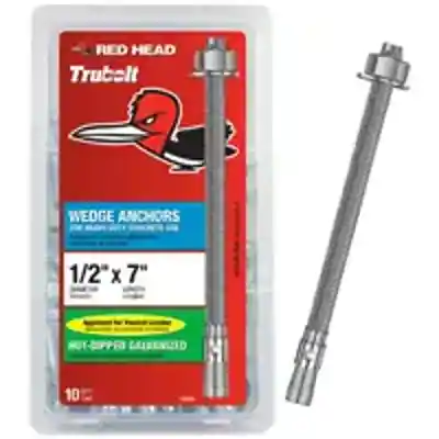 RED HEAD 1/2 X 7 HD GALV WEDGE ANCHOR (10PC) #12029 - Arlington Coal & Lumber