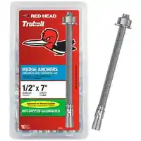 Main 2 - RED HEAD 1/2 X 7 HD GALV WEDGE ANCHOR (10PC) #12029 - Arlington Coal & Lumber