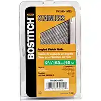 Main 2 - BOSTITCH FN1540-1MSS 2-1/2" **STAINLESS STEEL** 15-GA. ANGLED FINISH NAIL (1.0M BX) - Arlington Coal & Lumber