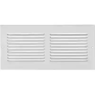REGISTER SIDEWALL 12X6IN WHT - Arlington Coal & Lumber