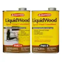 Main 2 - ABATRON 2-QUART LIQUID-WOOD EPOXY WOOD CONSOLIDANT KIT (1 QUART  EACH A & B) - Arlington Coal & Lumber
