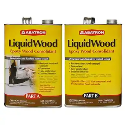 ABATRON 2 GALLON LIQUID-WOOD EPOXY WOOD CONSOLIDANT (1 GAL. EACH A & B) - Arlington Coal & Lumber