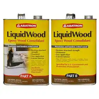 Main 2 - ABATRON 2 GALLON LIQUID-WOOD EPOXY WOOD CONSOLIDANT (1 GAL. EACH A & B) - Arlington Coal & Lumber