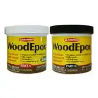 Main 2 - ABATRON WOOD-EPOX EPOXY WOOD REPLACEMENT COMPOUND 12 OZ. (6 OZ. EACH A & B) - Arlington Coal & Lumber