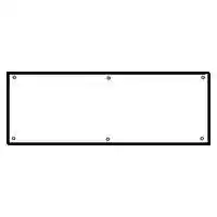 Main 1 - KICKPLATE SB8 X34 SAT NICKEL - Arlington Coal & Lumber