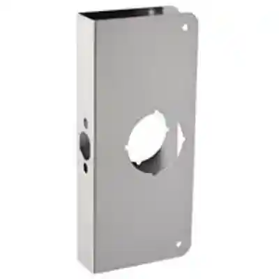 DOOR REINFORCER 4"WX9"L BR NKL - Arlington Coal & Lumber