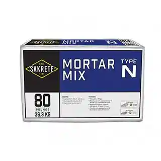 Main 1 - 80# BAG SAKRETE MORTAR CEMENT MIX (TYPE N) ** ABOVE GRADE ONLY ** - Arlington Coal & Lumber