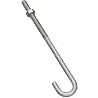 Main 1 - 232934 J BOLT 5/16X7 ZINC BOLT J-HOOK 5/16X7IN ZINC - Arlington Coal & Lumber