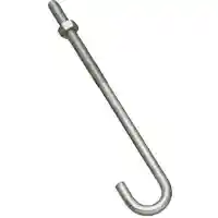 Main 1 - 232934 J BOLT 5/16X7 ZINC BOLT J-HOOK 5/16X7IN ZINC - Arlington Coal & Lumber