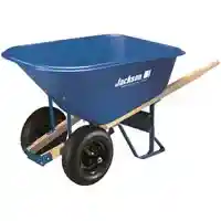 Main 1 - JACKSON DUAL WHEEL10 CUFT WHEELBARROW (MODEL MP-1010) - Arlington Coal & Lumber