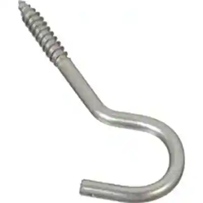 220814 SCREW HOOK SS 1/4X4-1/4 HOOK CEILING 1/4X4-1/4IN SS - Arlington Coal & Lumber