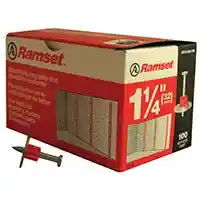 Main 2 - RAMSET 1-1/4" WASHERED DRIVE PIN 100CT (1510SD/00800) - Arlington Coal & Lumber