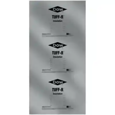 DUPONT 1/2" 4 X 8 TUFF-R FOIL FACED SE POLYISOCYANURATE INSULATION SHEATHING (R-3.3) 40/PCS - Arlington Coal & Lumber