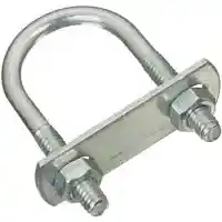 Main 1 - 222083 UBOLT 1/4X1-1/8X2-1/4 BOLT U W/NUT 1/4X1-1/8X2.25 ZN - Arlington Coal & Lumber