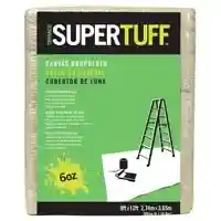 Main 2 - SUPERTUFF 9 X 12 FT 6 OZ CANVAS DROPCLOTH (56701) GREEN - Arlington Coal & Lumber