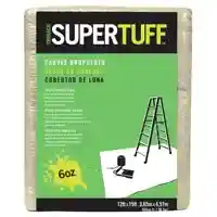 Main 2 - SUPERTUFF 12 X 15 FT 6 OZ CANVAS DROPCLOTH (56703) GREEN - Arlington Coal & Lumber