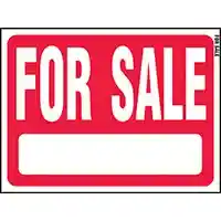 Main 2 - RS-604 FORSALE R/WHT PLST SIGN - Arlington Coal & Lumber