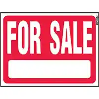 Main 2 - RS-604 FORSALE R/WHT PLST SIGN - Arlington Coal & Lumber