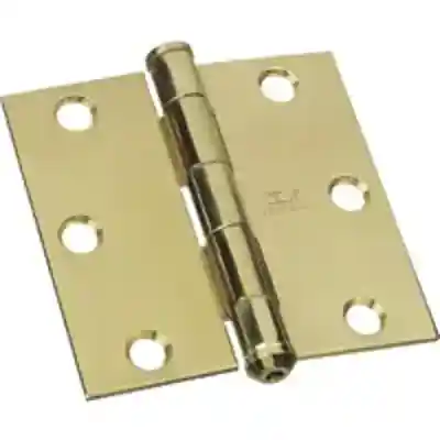 HINGE DOOR SLDBRS SQ 3IN BRS - Arlington Coal & Lumber