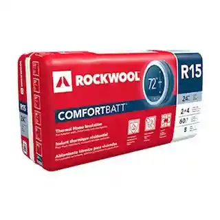 Main 1 - ROCKWOOL R-15 3-1/2" X 15-1/4" X 47" COMFORT-BATT; 59.7 SQFT/PKG (12/47" BATTS) #416001 - Arlington Coal & Lumber