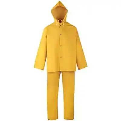 BOSS 20-MIL PVC/POLY RAINSUIT LARGE 3PC YELLOW - Arlington Coal & Lumber