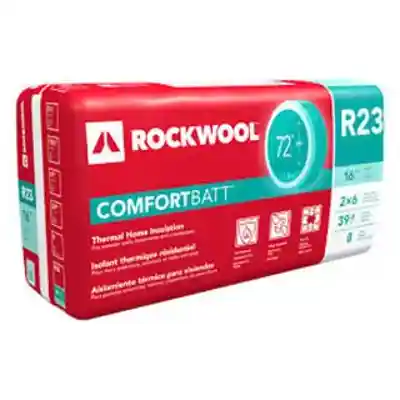 ROCKWOOL R-23 5-1/2" X 15-1/4" X 47" COMFORT-BATT; 39.8 SQFT/PKG (8/47" BATTS) #424001 - Arlington Coal & Lumber