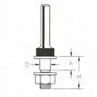 Main 1 - 60-100 ROUTER BIT 1/4 ARBOR - Arlington Coal & Lumber