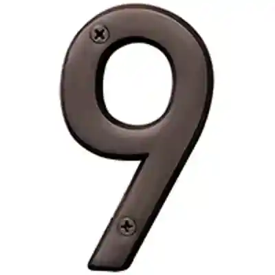 NUMBER HOUSE 9 SB 4IN OLD BRZ - Arlington Coal & Lumber