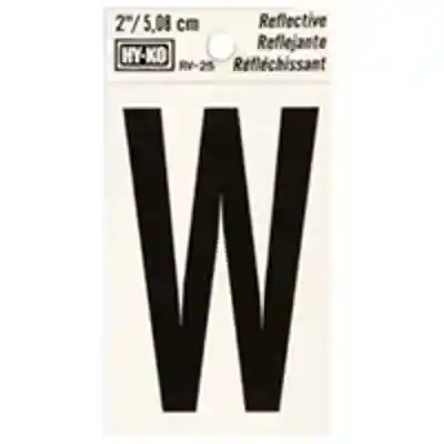 RV-25/W REFL LETTER W 2IN - Arlington Coal & Lumber