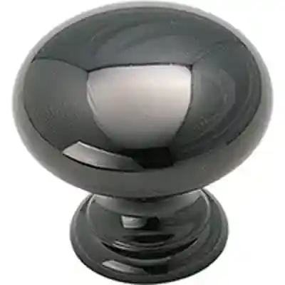 KNOB CABINET 1-1/4IN BLACK NKL - Arlington Coal & Lumber