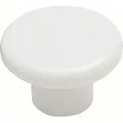BP802PW KNOB CABINET 1-1/4IN PLST WHT - Arlington Coal & Lumber