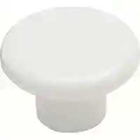 Main 1 - BP802PW KNOB CABINET 1-1/4IN PLST WHT - Arlington Coal & Lumber