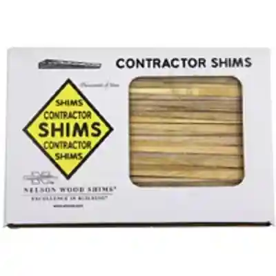 NELSON WOOD SHIMS 8" BEDDAR CONTRACTOR SHIMS 56CT (YELLOW) - Arlington Coal & Lumber