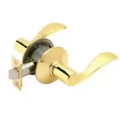 SCHLAGE F10V ACC 605 BRS PASSAGE LEVER - Arlington Coal & Lumber