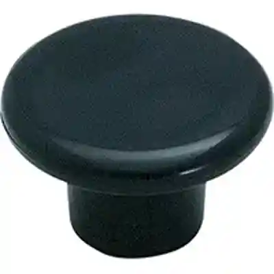 KNOB CABINET 1-1/4IN PLST BLK - Arlington Coal & Lumber
