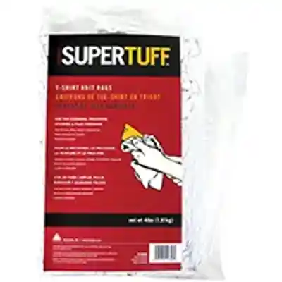 10852 WHT KNIT RAG BLOCK 4LB BLOCK WHITE KNIT RAGS - Arlington Coal & Lumber