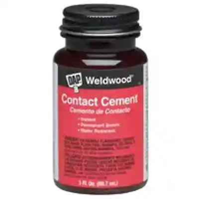 DAP WELDWOOD CONTACT CEMENT ADHESIVE 3 OZ. (00107) RED - Arlington Coal & Lumber