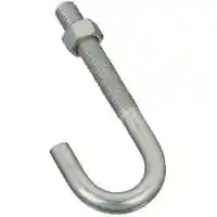 Main 1 - 232942 J BOLT 3/8X3-3/4 ZINC BOLT J-HOOK 3/8X3-3/4IN ZINC - Arlington Coal & Lumber