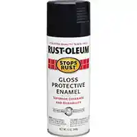 Main 2 - GLOSS BLACK SPRAY PAINT 12OZ  - Arlington Coal & Lumber