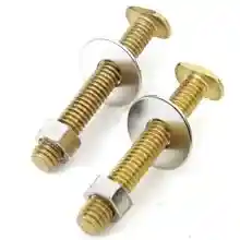 Main 1 - TOILET BOLT SET 5/16X2-1/4 BRS - Arlington Coal & Lumber