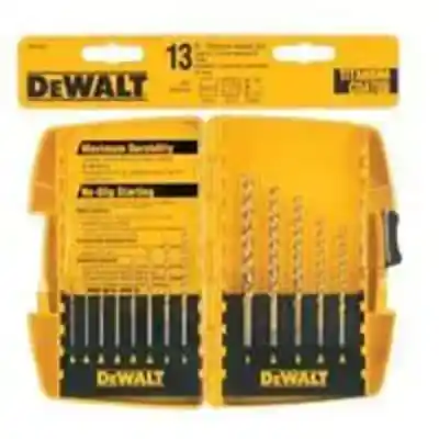DW1363 TITANIUM BIT SET 13PC 13PC TITANIUM DRILL BIT SET - Arlington Coal & Lumber