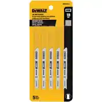 Main 1 - DW3724-5 JIGSAW BLADE 3" 18TPI 3IN 18TPI JIGSAW BLADE 5PK - Arlington Coal & Lumber