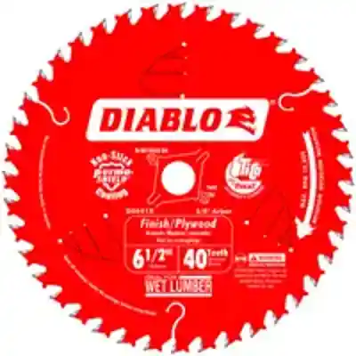 DIABLO 6-1/2" X 40TH FINISH SAW BLADE (D0641X) - Arlington Coal & Lumber