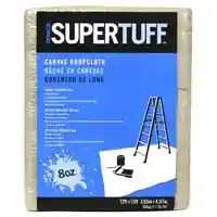 Main 1 - SUPERTUFF 12 X 15 FT 8 OZ HEAVY DUTY CANVAS DROPCLOTH (58903) BLUE - Arlington Coal & Lumber