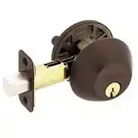 Main 1 - SCHLAGE B60V716 SINGLE CYLINDER DEADBOLT AGED BRONZE ** VISUAL PACK ** - Arlington Coal & Lumber