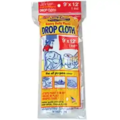 WARP BROS 9 X 12 FT 1MIL PLASTIC DROP CLOTH (EC-912) RED - Arlington Coal & Lumber