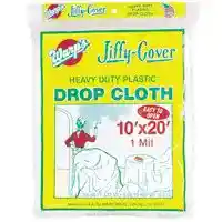 Main 1 - WARP BROS 10 X 20 FT 1MIL PLASTIC DROP CLOTH (JC-1020) GREEN - Arlington Coal & Lumber