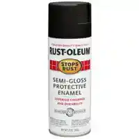 Main 1 - SEMI GLOSS BLACK SPRAY PAINT 12OZ - Arlington Coal & Lumber