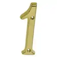 Main 1 - SC2-3016-605 #1 HOUSE NUMBR 4" SLD BRASS - Arlington Coal & Lumber