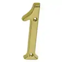 Main 1 - SC2-3016-605 #1 HOUSE NUMBR 4" SLD BRASS - Arlington Coal & Lumber